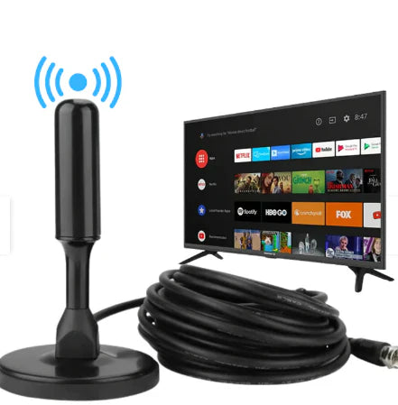 Antena Digital HD para TV - Captura de Señal en Todas Direcciones