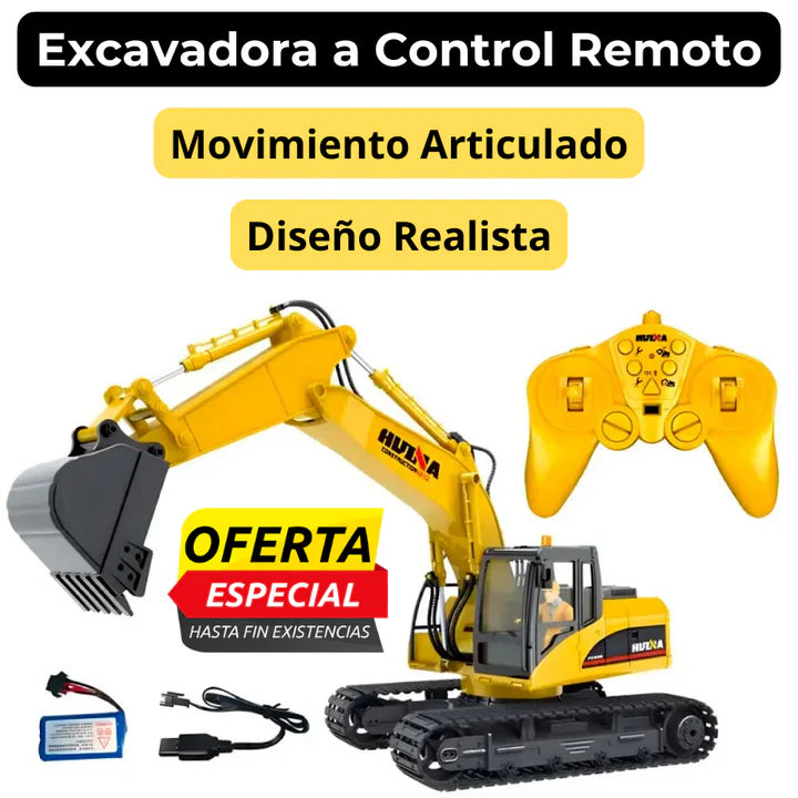 EXCAVADORA A CONTROL REMOTO